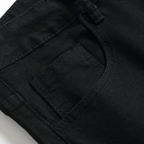 Guys Ripped Zip Fly Jeans - Picture 5 of 9